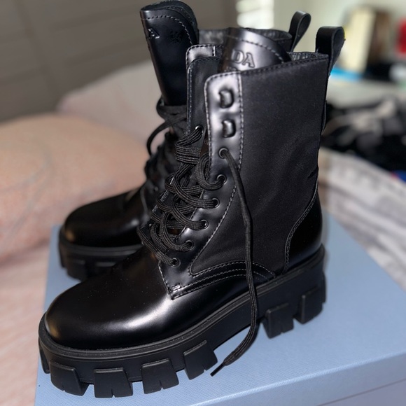 Prada Monolith Boots - Picture 3 of 10